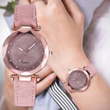 Montres Femmes Romantiques Cadran Étoilé