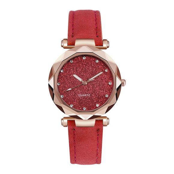 Montres Femmes Romantiques Cadran Étoilé