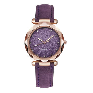 Montres Femmes Romantiques Cadran Étoilé