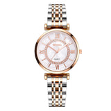 Montre Femme De luxe Cristal  De Mode Cadran chiffre Romain